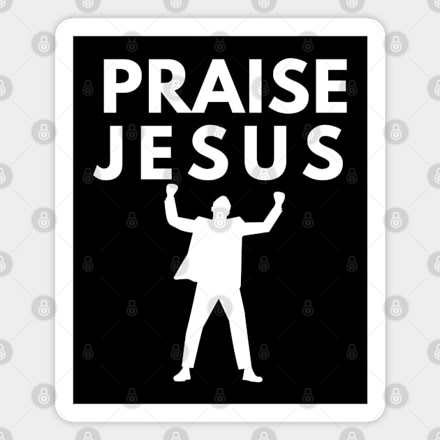 Praise Jesus Christian Design Magnet by SOCMinistries